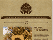 Tablet Screenshot of flowersbylarry.com